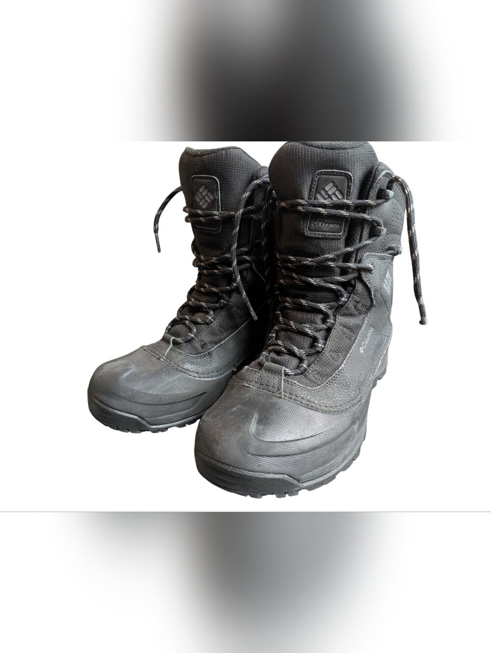Columbia Black Waterproof Tactical Hiking Boots